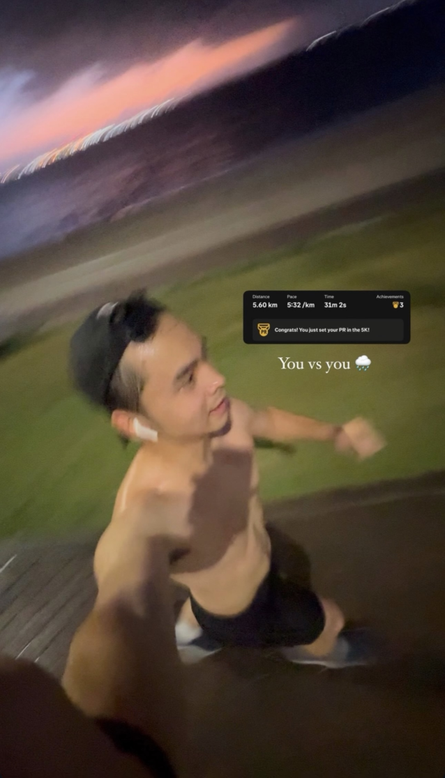 Half marathon finish line